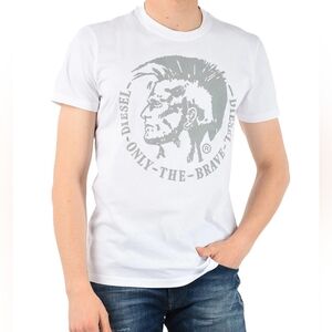 Diesel Indian Head White Men's T-shirt